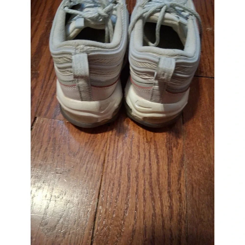 Nike Air Max 97 DIY Flare White Grey Pink CW5567-100 Mens Sneaker 10.5
